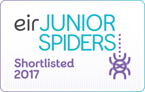 JNR Spiders – 2017 – Shortlist Badge, White